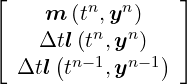 ⌊    m  (tn,yn)    ⌋
|         n  n    |
⌈   Δtl( (nt-1,yn)-1) ⌉
  Δtl  t   ,y