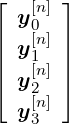 ⌊ y[n]⌋
|  0[n]|
|| y1  ||
|⌈ y[2n]|⌉
  y[n]
   3